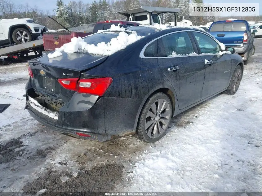 1G1ZH5SX1GF312805 2016 Chevrolet Malibu Premier