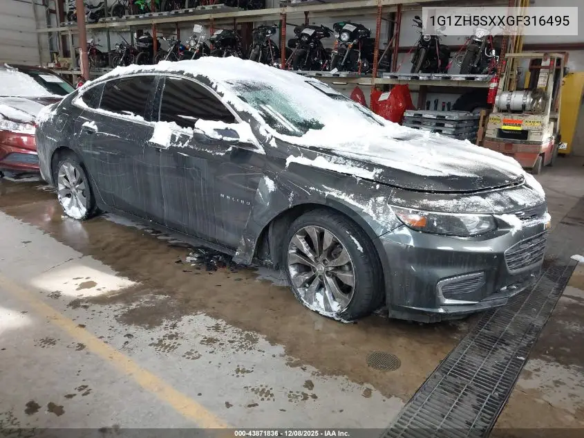 1G1ZH5SXXGF316495 2016 Chevrolet Malibu Premier