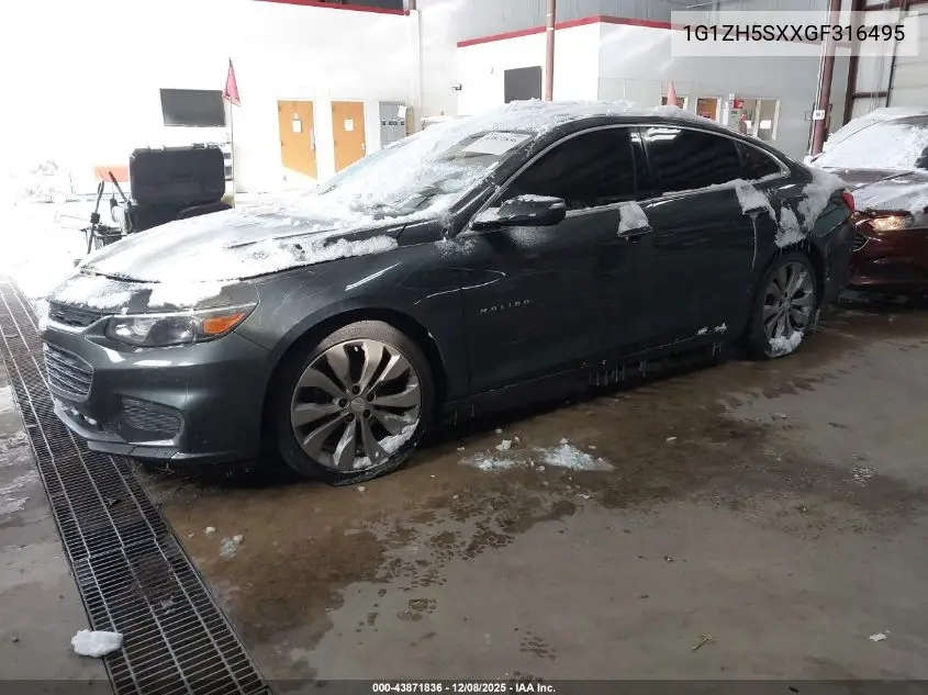 1G1ZH5SXXGF316495 2016 Chevrolet Malibu Premier