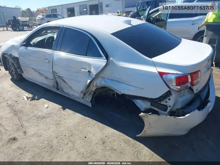 1G11C5SA8GF163705 2016 Chevrolet Malibu Limited Lt