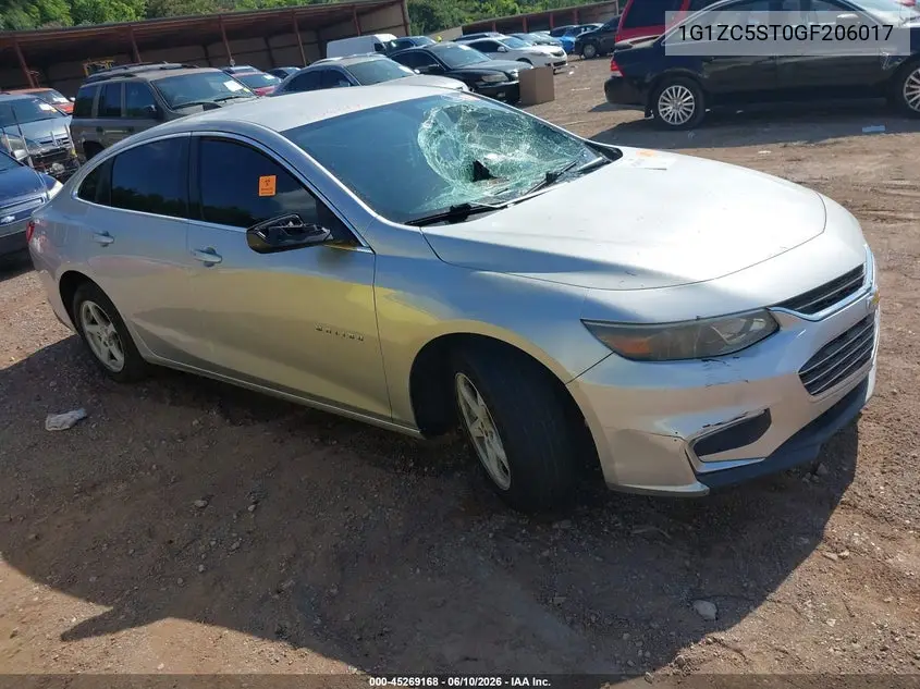 1G1ZC5ST0GF206017 2016 Chevrolet Malibu 1Fl
