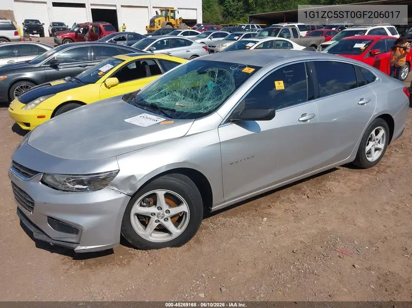 1G1ZC5ST0GF206017 2016 Chevrolet Malibu 1Fl