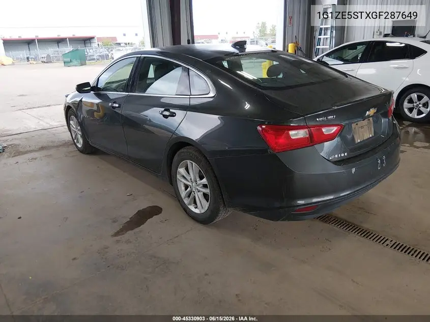 2016 Chevrolet Malibu 1Lt VIN: 1G1ZE5STXGF287649 Lot: 45330903