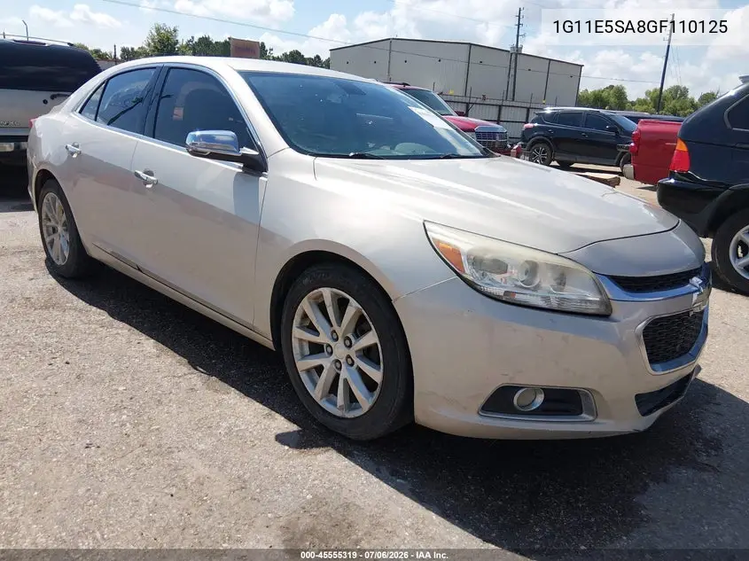 2016 Chevrolet Malibu Limited Ltz VIN: 1G11E5SA8GF110125 Lot: 45555319