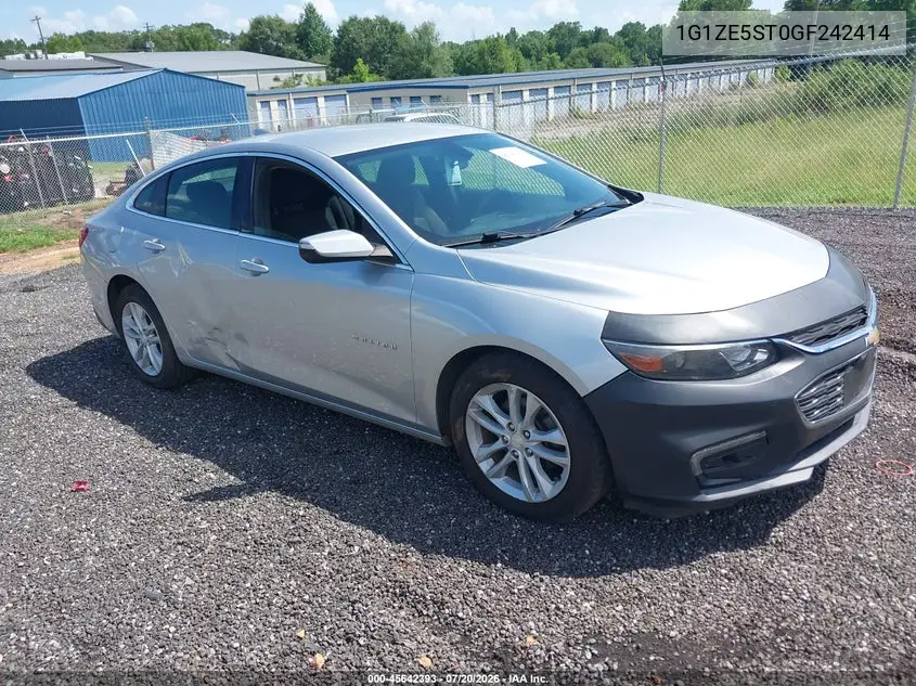 2016 Chevrolet Malibu 1Lt VIN: 1G1ZE5ST0GF242414 Lot: 45642393