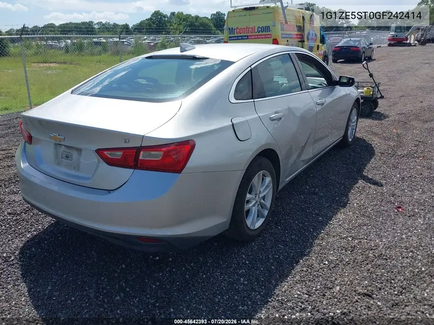 2016 Chevrolet Malibu 1Lt VIN: 1G1ZE5ST0GF242414 Lot: 45642393