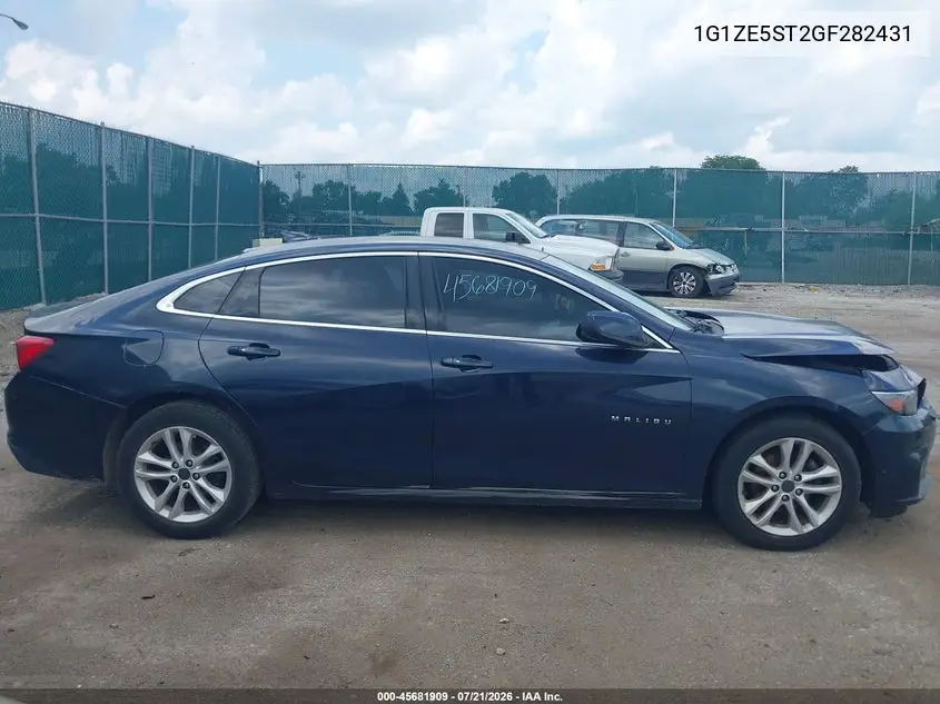2016 Chevrolet Malibu 1Lt VIN: 1G1ZE5ST2GF282431 Lot: 45681909