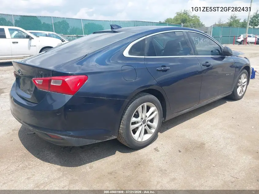 2016 Chevrolet Malibu 1Lt VIN: 1G1ZE5ST2GF282431 Lot: 45681909