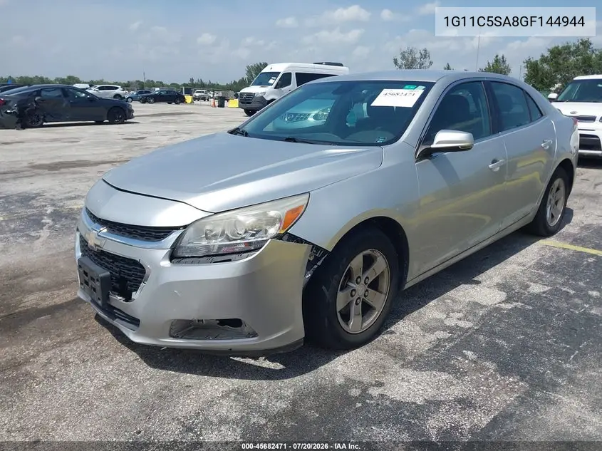 2016 Chevrolet Malibu Limited Lt VIN: 1G11C5SA8GF144944 Lot: 45682471