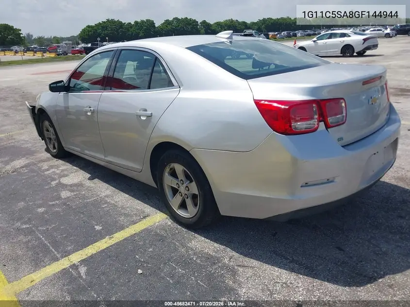 2016 Chevrolet Malibu Limited Lt VIN: 1G11C5SA8GF144944 Lot: 45682471