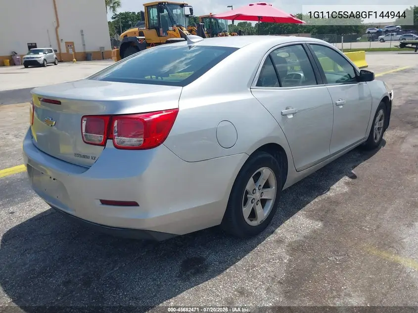 2016 Chevrolet Malibu Limited Lt VIN: 1G11C5SA8GF144944 Lot: 45682471
