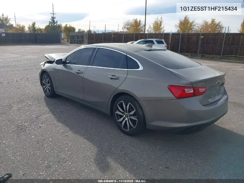 1G1ZE5ST1HF215434 2017 Chevrolet Malibu 1Lt