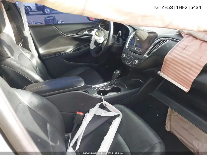 1G1ZE5ST1HF215434 2017 Chevrolet Malibu 1Lt