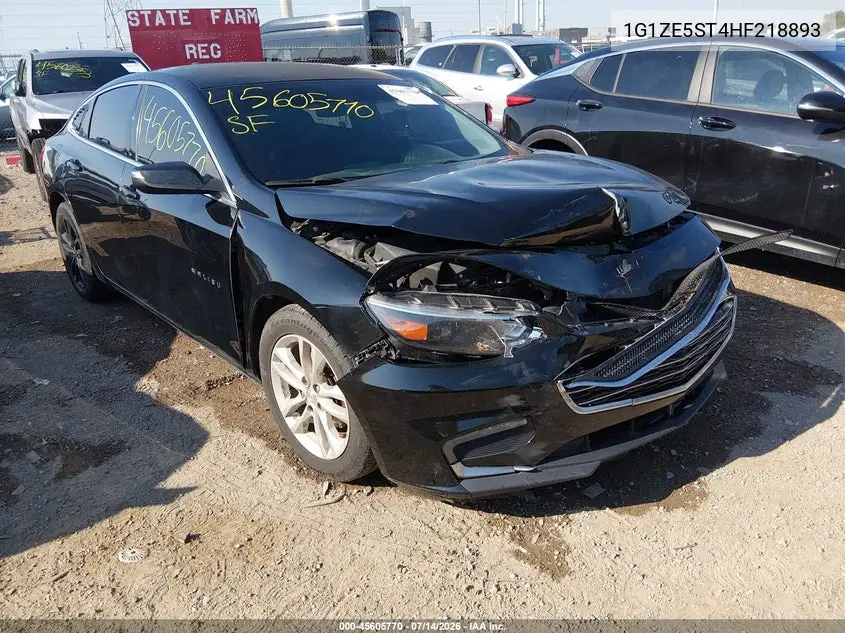 2017 Chevrolet Malibu 1Lt VIN: 1G1ZE5ST4HF218893 Lot: 45605770