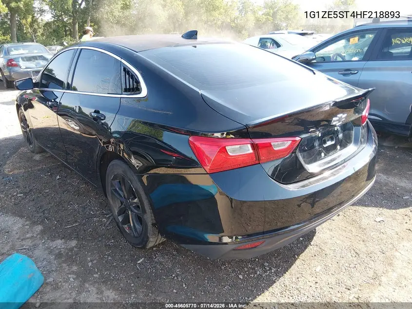 2017 Chevrolet Malibu 1Lt VIN: 1G1ZE5ST4HF218893 Lot: 45605770