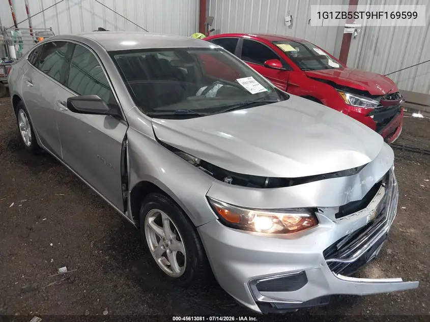 2017 Chevrolet Malibu Ls VIN: 1G1ZB5ST9HF169599 Lot: 45613081