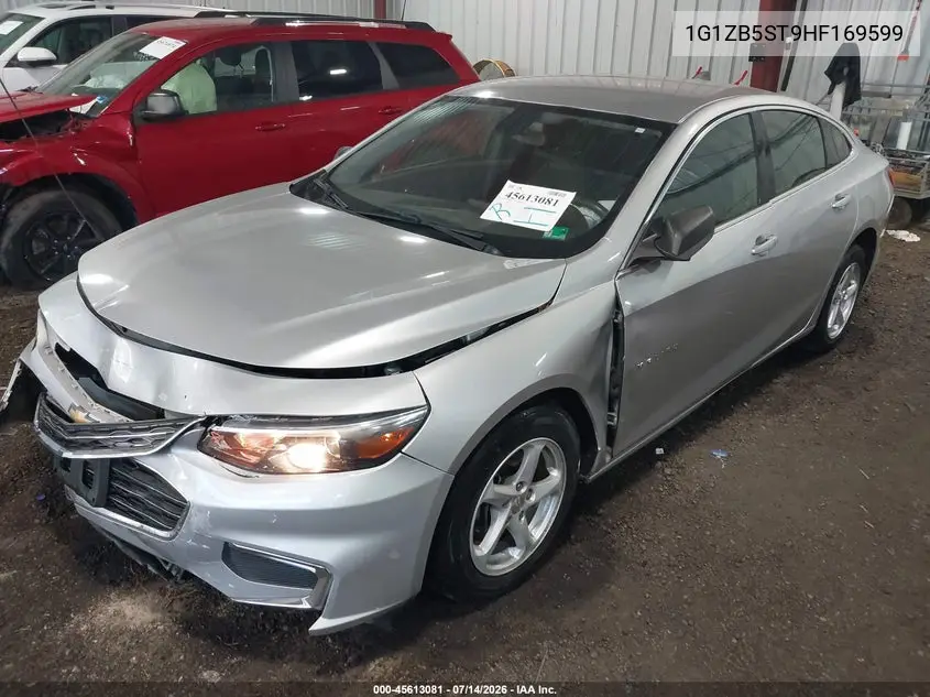 2017 Chevrolet Malibu Ls VIN: 1G1ZB5ST9HF169599 Lot: 45613081