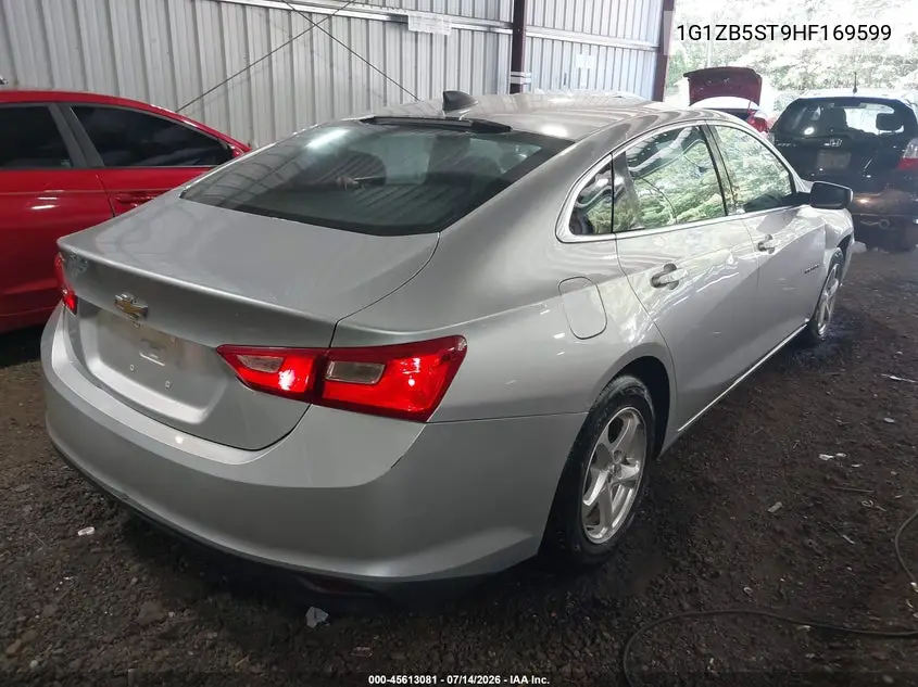 2017 Chevrolet Malibu Ls VIN: 1G1ZB5ST9HF169599 Lot: 45613081
