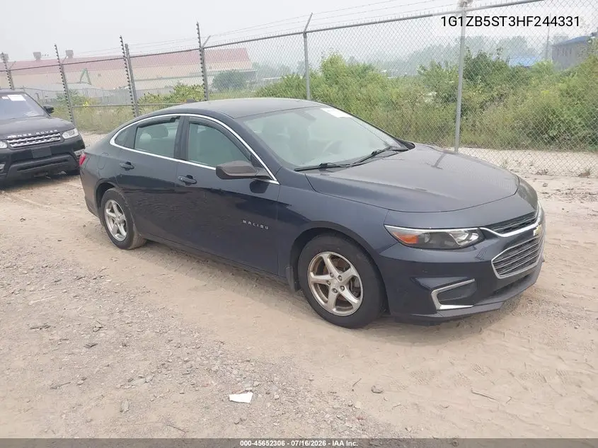 2017 Chevrolet Malibu Ls VIN: 1G1ZB5ST3HF244331 Lot: 45652306