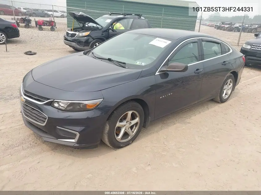 2017 Chevrolet Malibu Ls VIN: 1G1ZB5ST3HF244331 Lot: 45652306