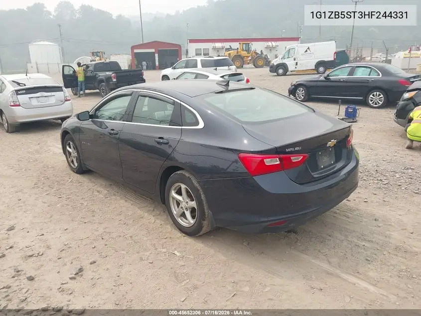 2017 Chevrolet Malibu Ls VIN: 1G1ZB5ST3HF244331 Lot: 45652306