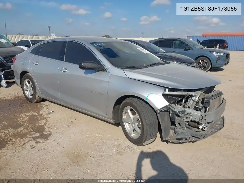 1G1ZB5ST8JF178056 2018 Chevrolet Malibu 1Ls