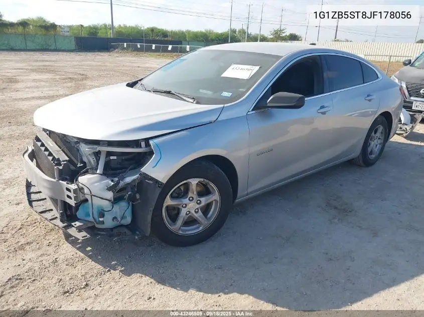 1G1ZB5ST8JF178056 2018 Chevrolet Malibu 1Ls