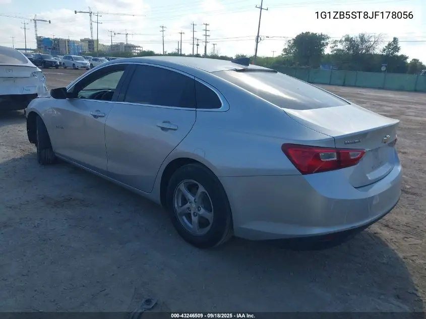 1G1ZB5ST8JF178056 2018 Chevrolet Malibu 1Ls