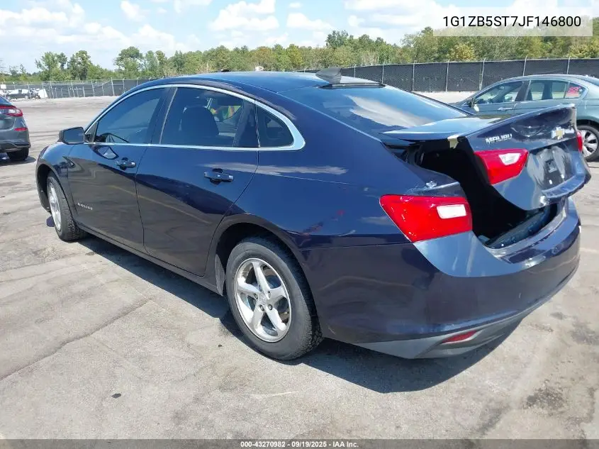 1G1ZB5ST7JF146800 2018 Chevrolet Malibu 1Ls