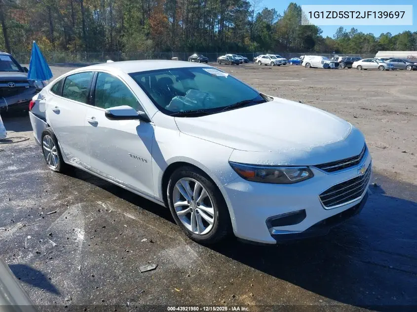 1G1ZD5ST2JF139697 2018 Chevrolet Malibu Lt