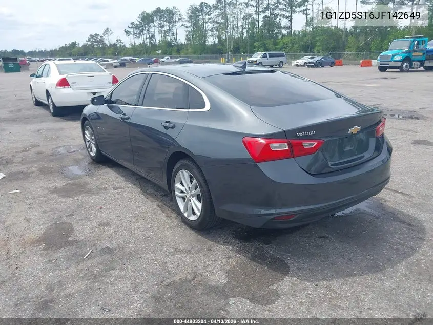 1G1ZD5ST6JF142649 2018 Chevrolet Malibu Lt