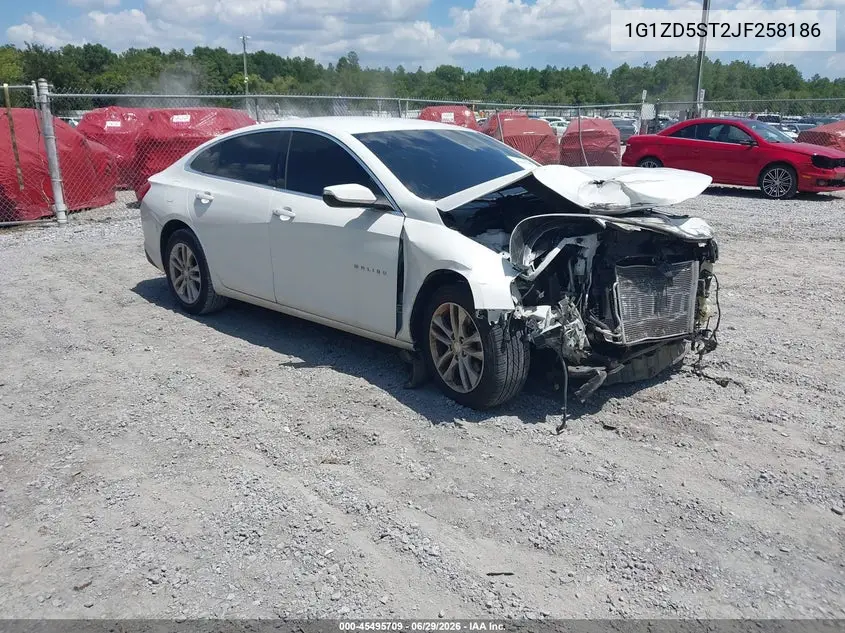 2018 Chevrolet Malibu Lt VIN: 1G1ZD5ST2JF258186 Lot: 45495709