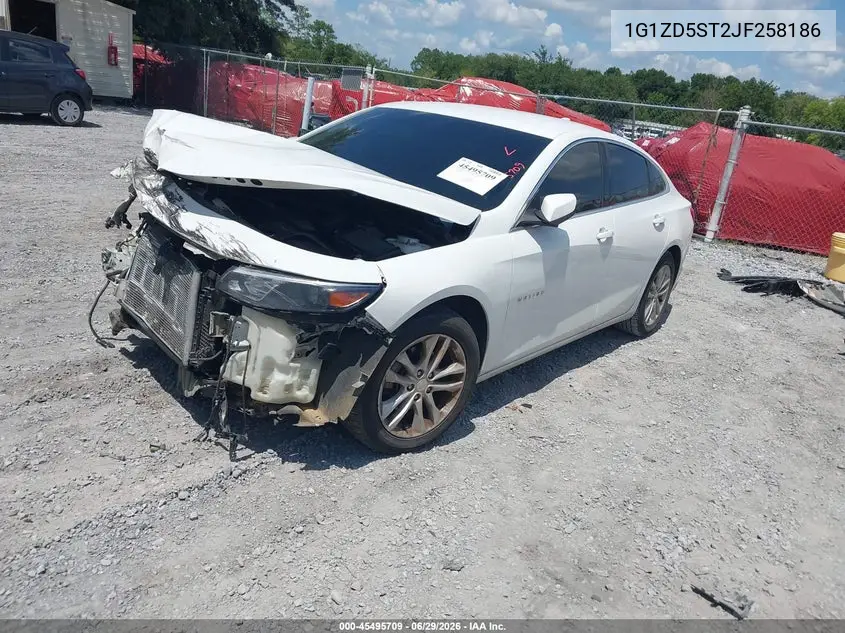 2018 Chevrolet Malibu Lt VIN: 1G1ZD5ST2JF258186 Lot: 45495709