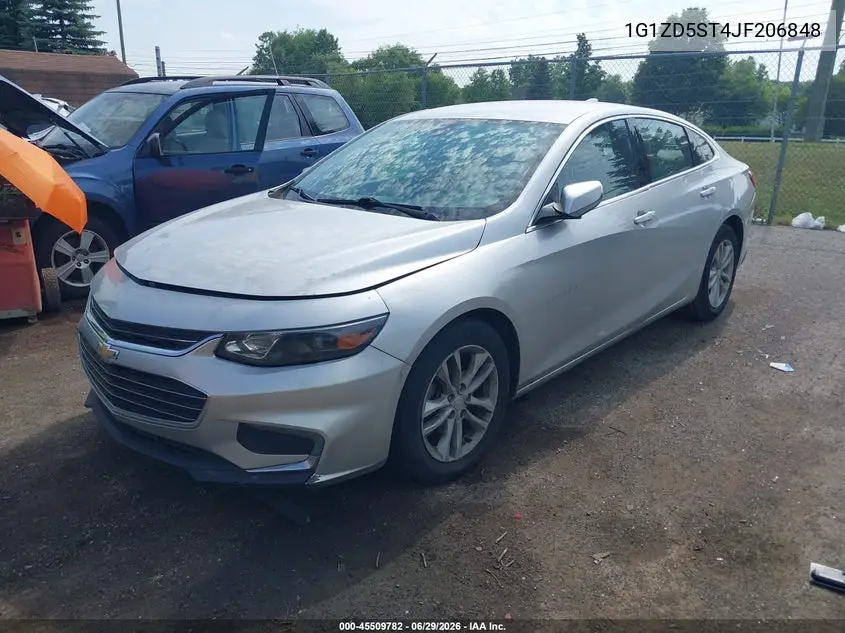 1G1ZD5ST4JF206848 2018 Chevrolet Malibu Lt