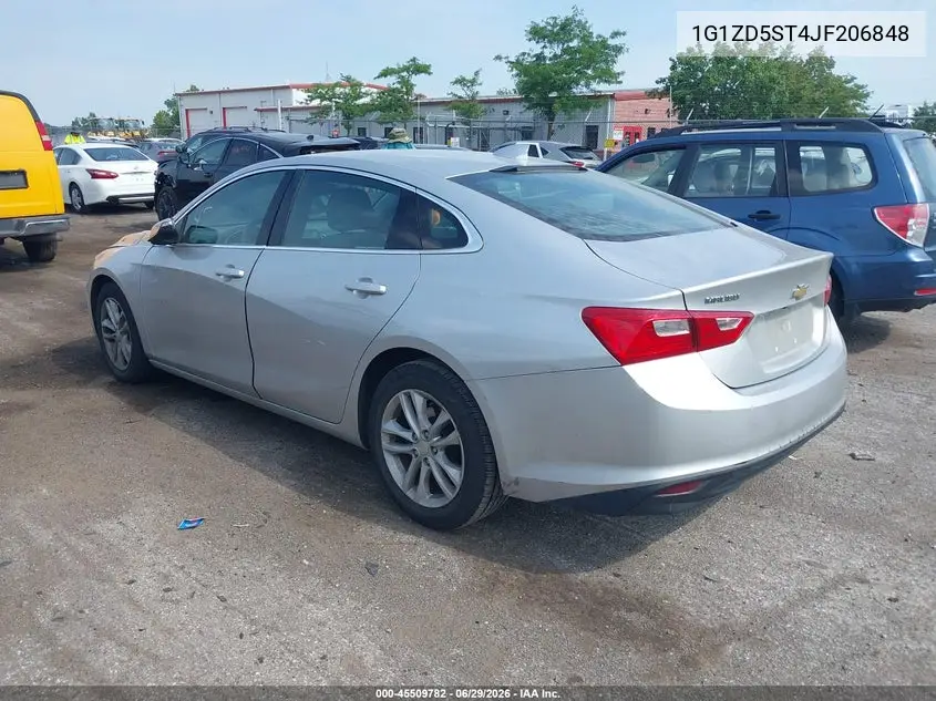 1G1ZD5ST4JF206848 2018 Chevrolet Malibu Lt