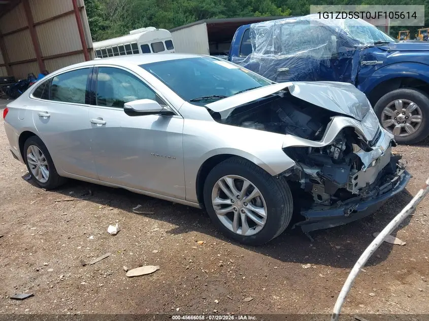 1G1ZD5ST0JF105614 2018 Chevrolet Malibu Lt