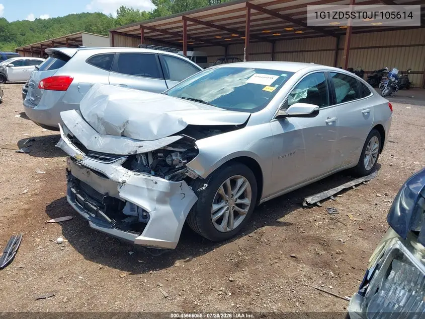 1G1ZD5ST0JF105614 2018 Chevrolet Malibu Lt