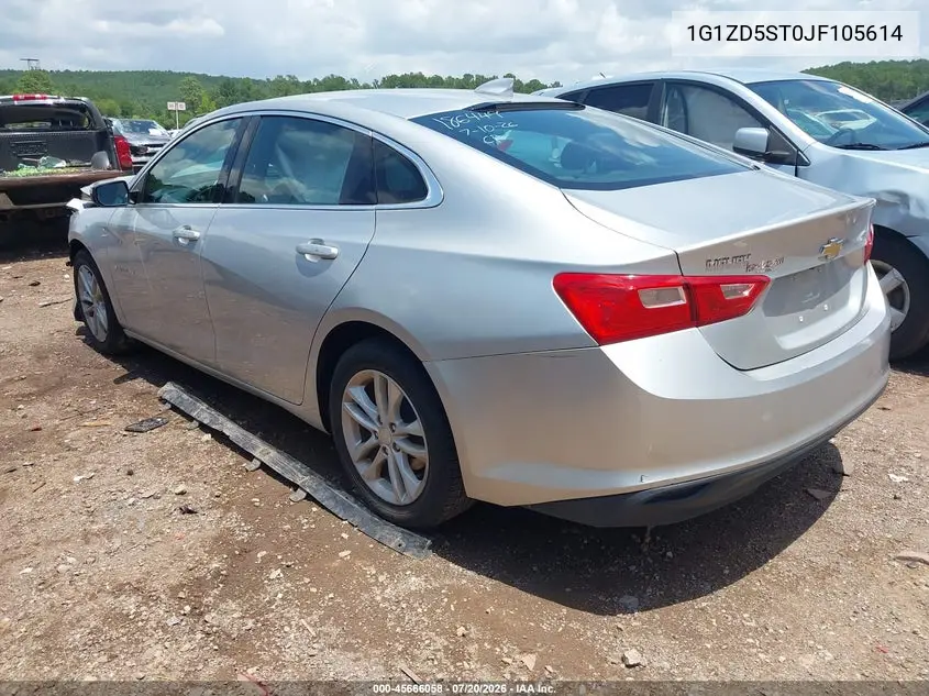 1G1ZD5ST0JF105614 2018 Chevrolet Malibu Lt