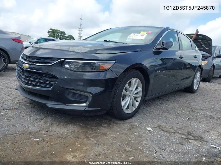 2018 Chevrolet Malibu Lt VIN: 1G1ZD5ST5JF245870 Lot: 45687709