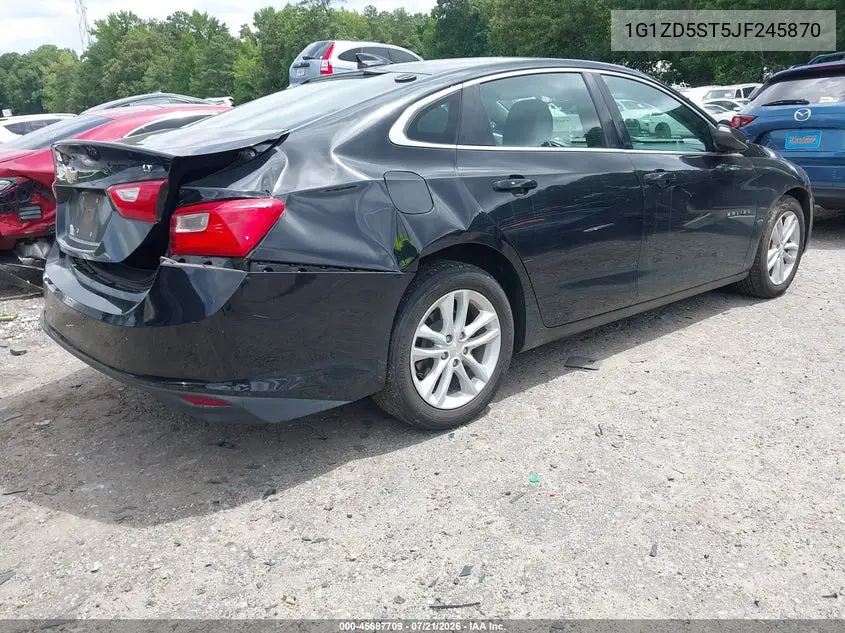 2018 Chevrolet Malibu Lt VIN: 1G1ZD5ST5JF245870 Lot: 45687709