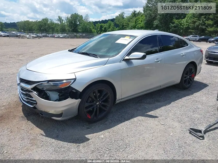 2019 Chevrolet Malibu Lt VIN: 1G1ZD5ST6KF211809 Lot: 45398817