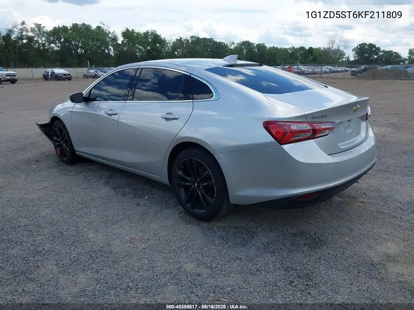 2019 Chevrolet Malibu Lt VIN: 1G1ZD5ST6KF211809 Lot: 45398817