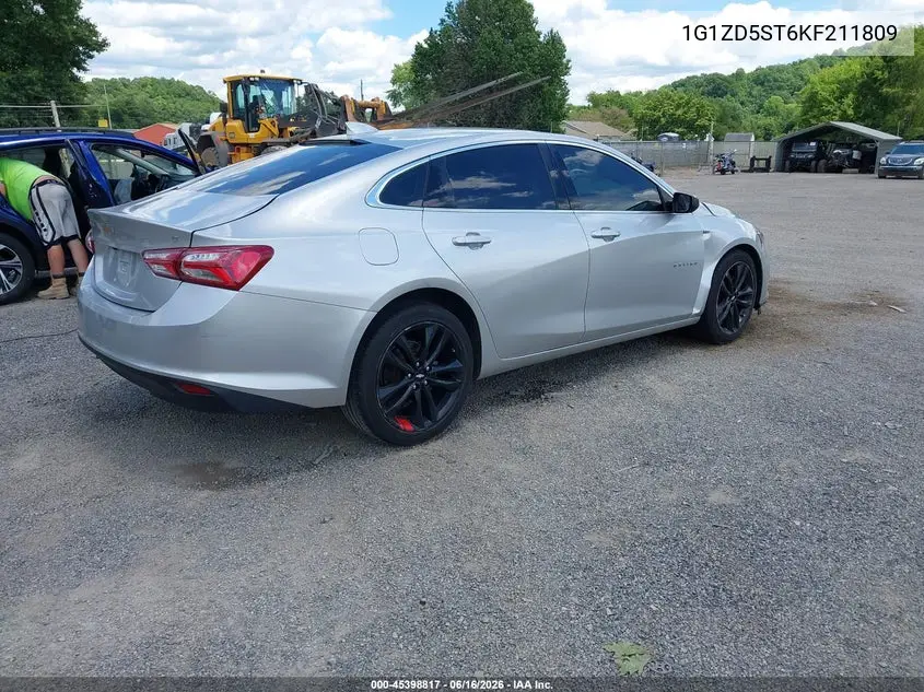 2019 Chevrolet Malibu Lt VIN: 1G1ZD5ST6KF211809 Lot: 45398817