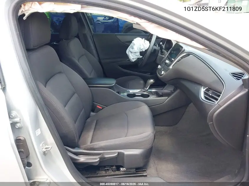 2019 Chevrolet Malibu Lt VIN: 1G1ZD5ST6KF211809 Lot: 45398817