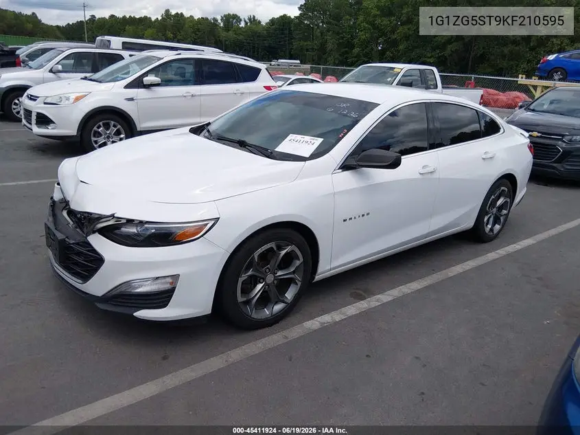 2019 Chevrolet Malibu Rs VIN: 1G1ZG5ST9KF210595 Lot: 45411924