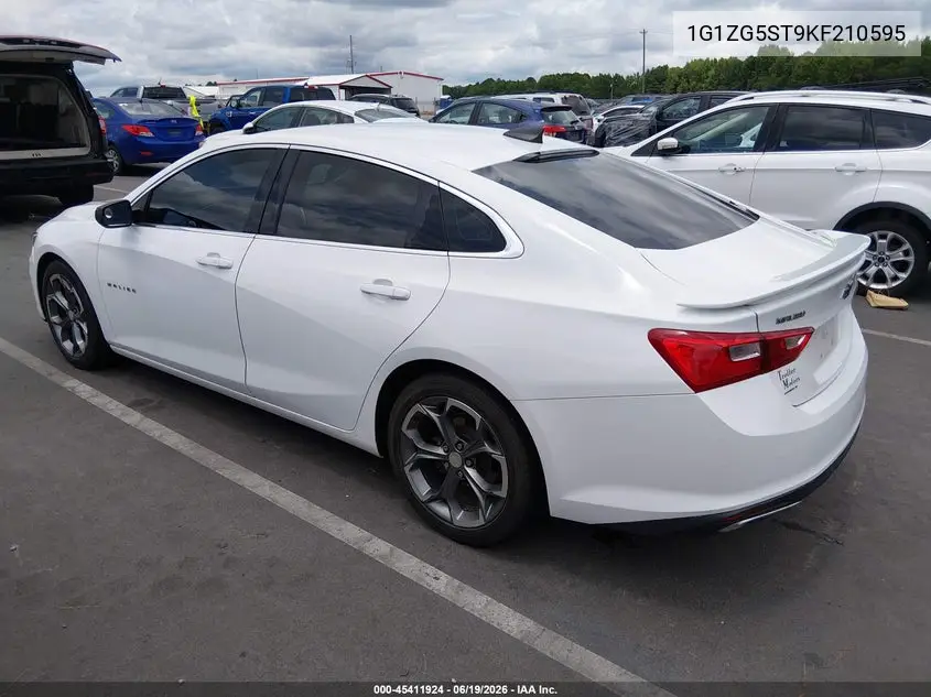 2019 Chevrolet Malibu Rs VIN: 1G1ZG5ST9KF210595 Lot: 45411924