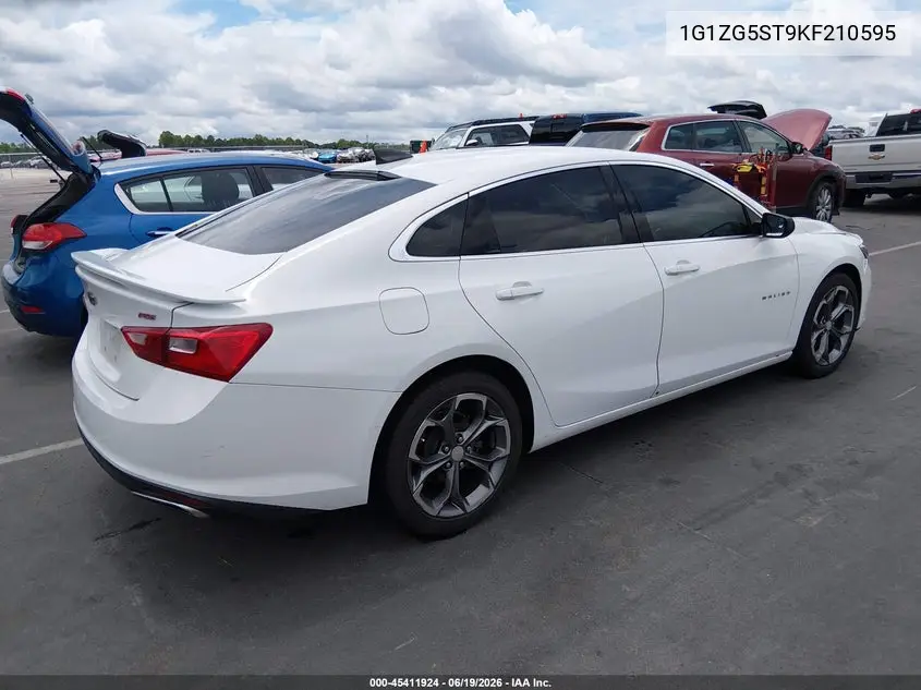 2019 Chevrolet Malibu Rs VIN: 1G1ZG5ST9KF210595 Lot: 45411924