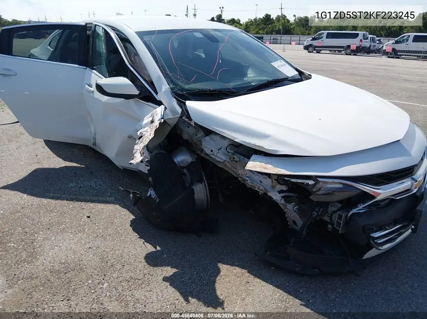 2019 Chevrolet Malibu Lt VIN: 1G1ZD5ST2KF223245 Lot: 45540406