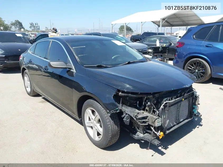 2019 Chevrolet Malibu 1Ls VIN: 1G1ZB5ST8KF210876 Lot: 45596137