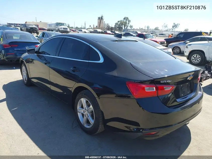 2019 Chevrolet Malibu 1Ls VIN: 1G1ZB5ST8KF210876 Lot: 45596137
